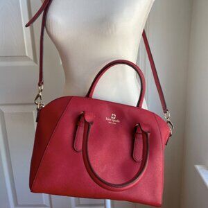 Kate Spade Bags | Fun Vibrant Red Canvas Women's Crossbody Purse | Size: OS